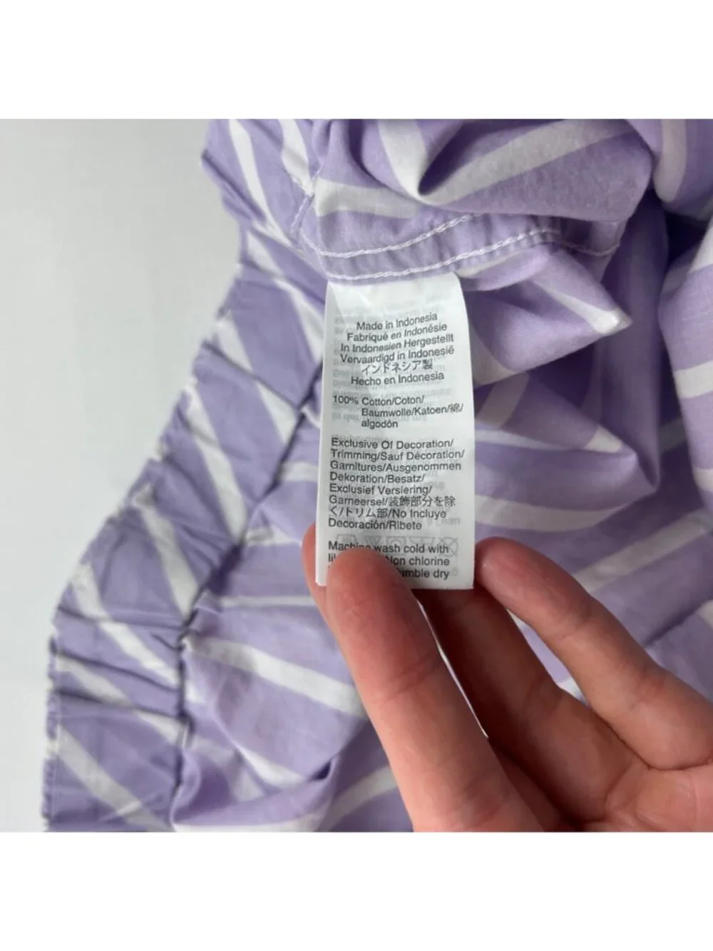 J. Crew Lavender Striped Cotton Pajama Pants XL